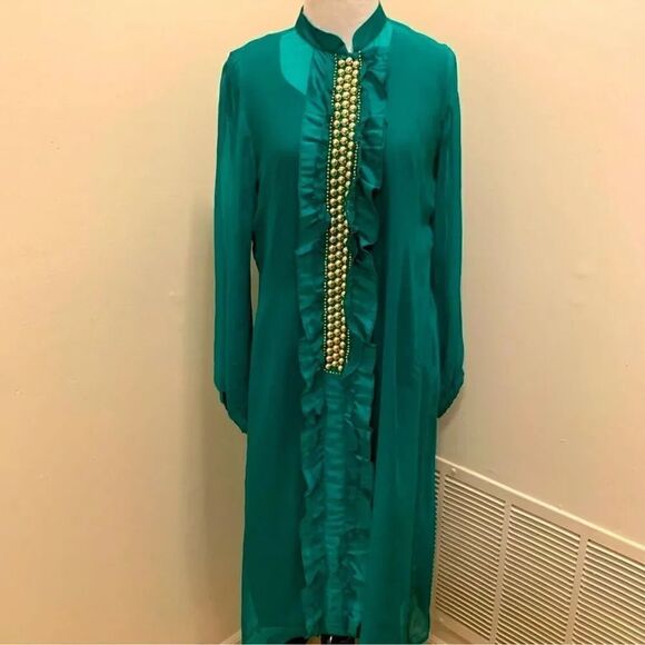 PAKISTANI INDIAN FORMAL DRESS OUTFIT - Picture 1 of 10